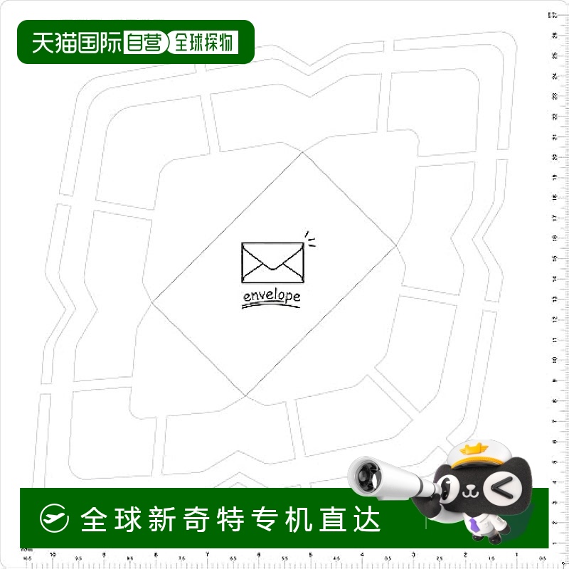 日本直邮【日本直邮】Kuretake吴竹 模板 信封 手工 SBTP12-19 洋