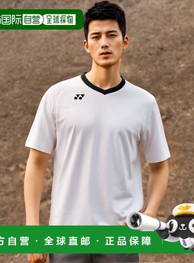 日本直邮Yonex Uni 练习T恤 FW1006-011 短袖舒适透气休闲百搭
