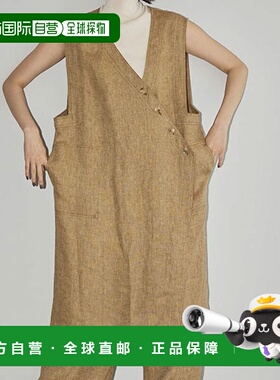 日本直邮TODAYFUL 2023春夏 Todayful 不对称亚麻背心上衣 无袖 1