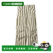 裤 1h可退 女装 宽松刺绣棉质阔腿女士工装 日本直邮GALERIE VIE