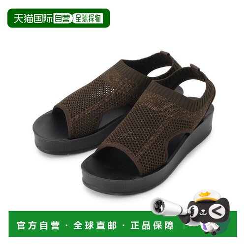 日本直邮grove 亮片尼特厚底凉鞋户外