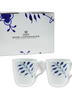日本直邮Royal Copenhagen皇家哥本哈根大唐草280ml马克杯两件装