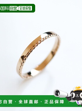 1h可退 日本直邮cui-cuiK10YG黄金戒指简约设计755407cuicui