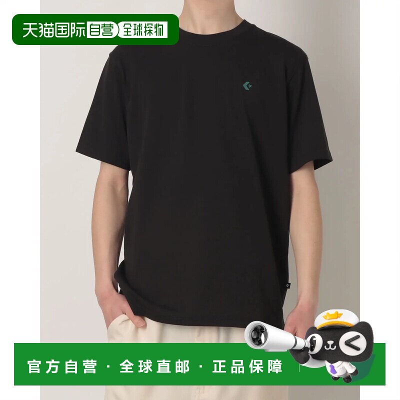 日本直邮Converse 男士半袖T恤 PT DIAMOND LOGO TEE M 黑色匡威