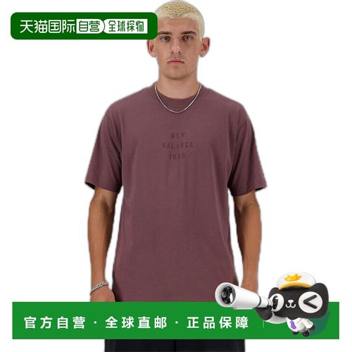 日本直邮New Balance 男士短袖T恤 NewBalance 纯棉T恤 运动服饰