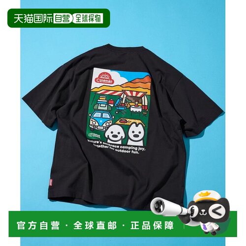 日本直邮Coleman联名matsui/FREAK'S STORE 男女同款 纯棉后印圆T