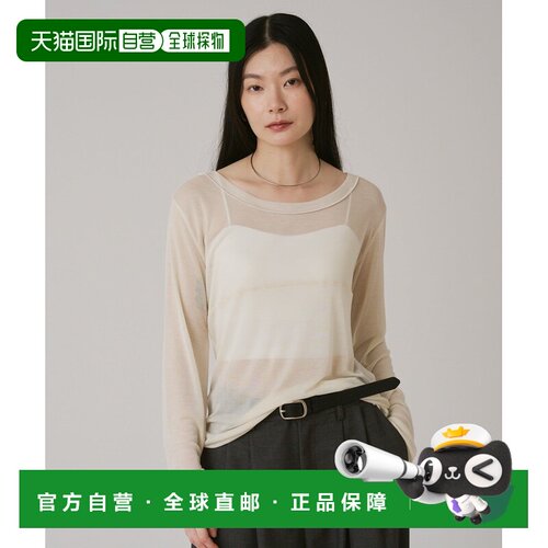 日本直邮Omekashi 女装 露肩雪纺T恤 OMS1062106A0004背心