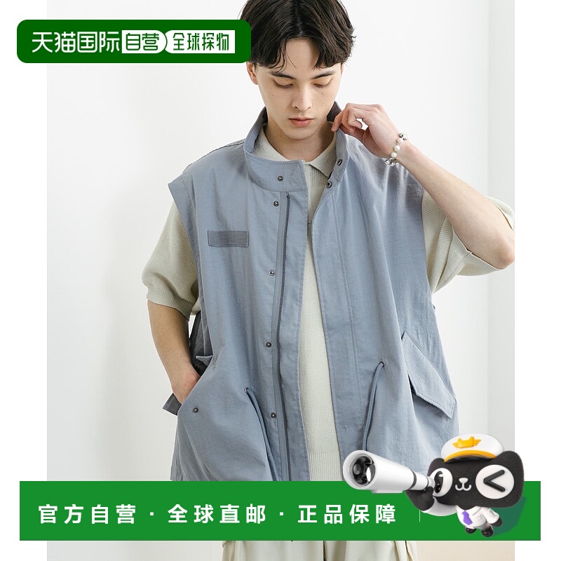 1h可退 日本直邮SENSE OF PLACE男装宽松夏用里布网眼多口袋背心