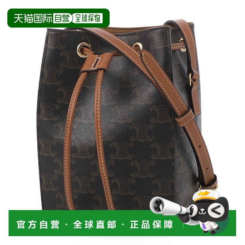 日本直邮CELINE 单肩包 斜挎包 棕色 女款 10m74 2gce 04lu MICRO