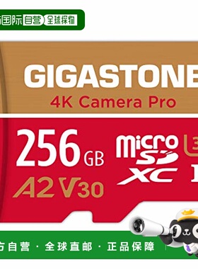 【日本直邮】立达Gigastone Micro SD记忆卡256GB A2 V30 Ultra H