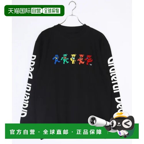 1h可退 日本直邮Grateful Dead长袖圆领卫衣 休闲舒适 独特刺绣设