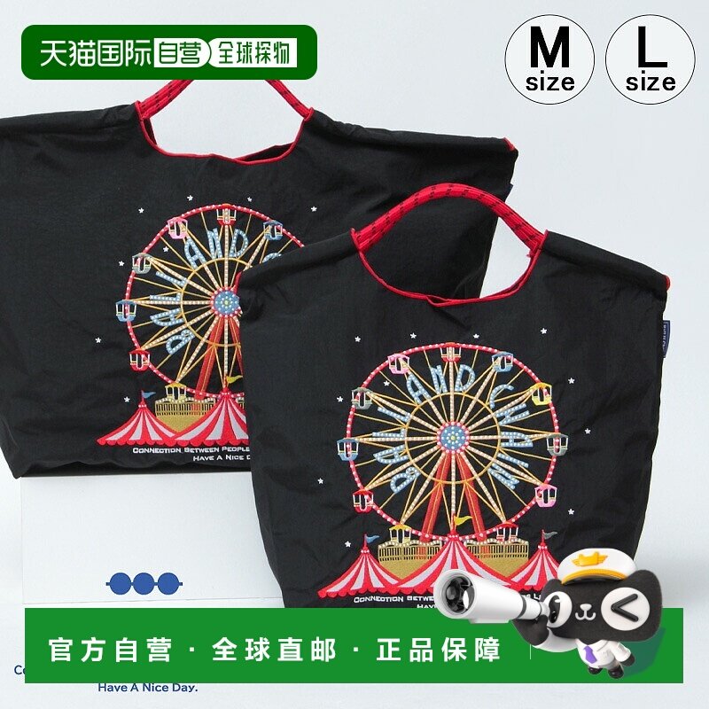 日本直邮ball&chain 女士大容量手提包轻便刺绣购物袋 M/L码,箱包皮具/热销女包/男包,通用款女包,淘宝优惠券,粉丝福利购,淘宝优惠卷