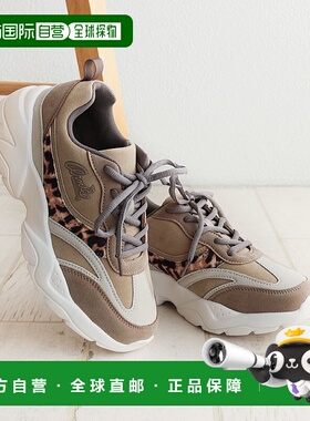 日本直邮Arnold Palmer 运动鞋女士厚底白色运动鞋轻便女士低帮麂