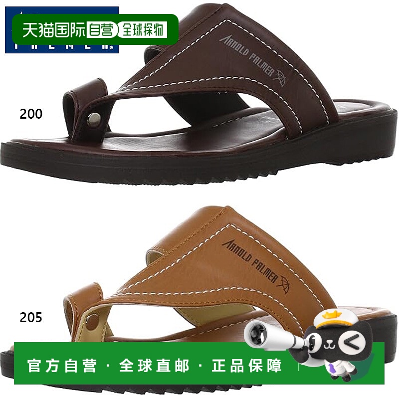 日本直邮Arnold Palmer 男士凉鞋舒适轻便宽灵活钩 Arnold Palmer