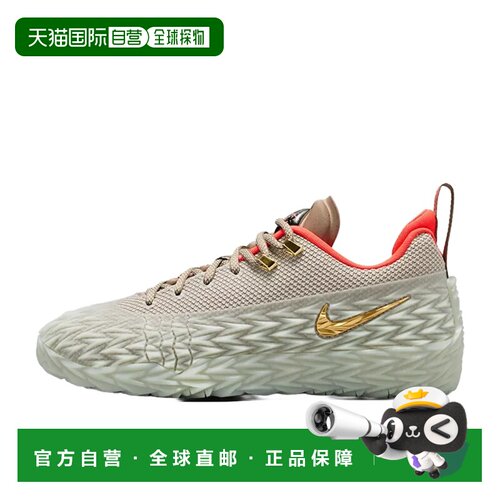 日本直邮Nike S.T. Charge 舒适贴合 低帮 篮球鞋 男女同款 浅灰