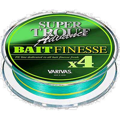 【日本直邮】Varivas瓦里瓦斯SUPER TROUT鱼线PEX4 100M黄绿混色0