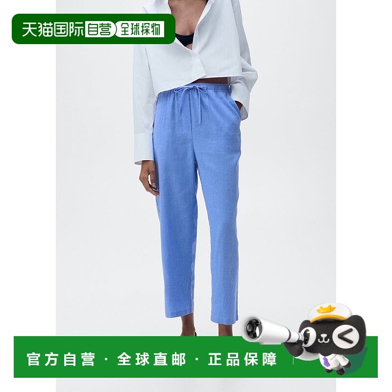 日本直邮MANGO 亚麻长裤 LINEN MA1658EW035980