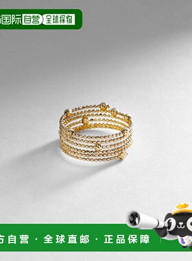 日潮跑腿Cocoshnik球形戒指黄金色男女通用记忆戒指时尚