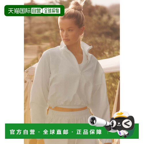 日本直邮Alo Yoga 长袖上衣 象牙白运动网球裙