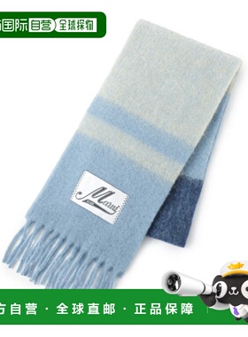 日本直邮MARNI 女士蓝色围巾 sccmc0122y0u aw037 stb47