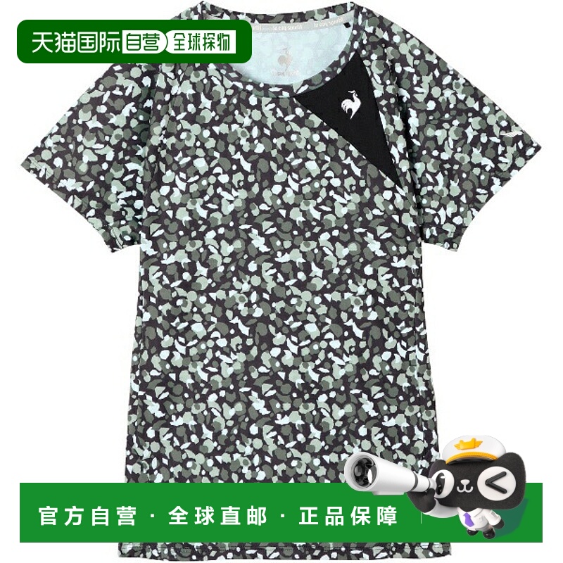 日本直邮Le coq sportif Aile forme 图案比赛衫女士网球比赛衫短