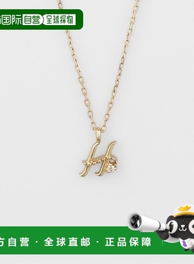 日本直邮日潮 agete 阿卡朵【限定款】《WEB限定》H字母/K10钻石