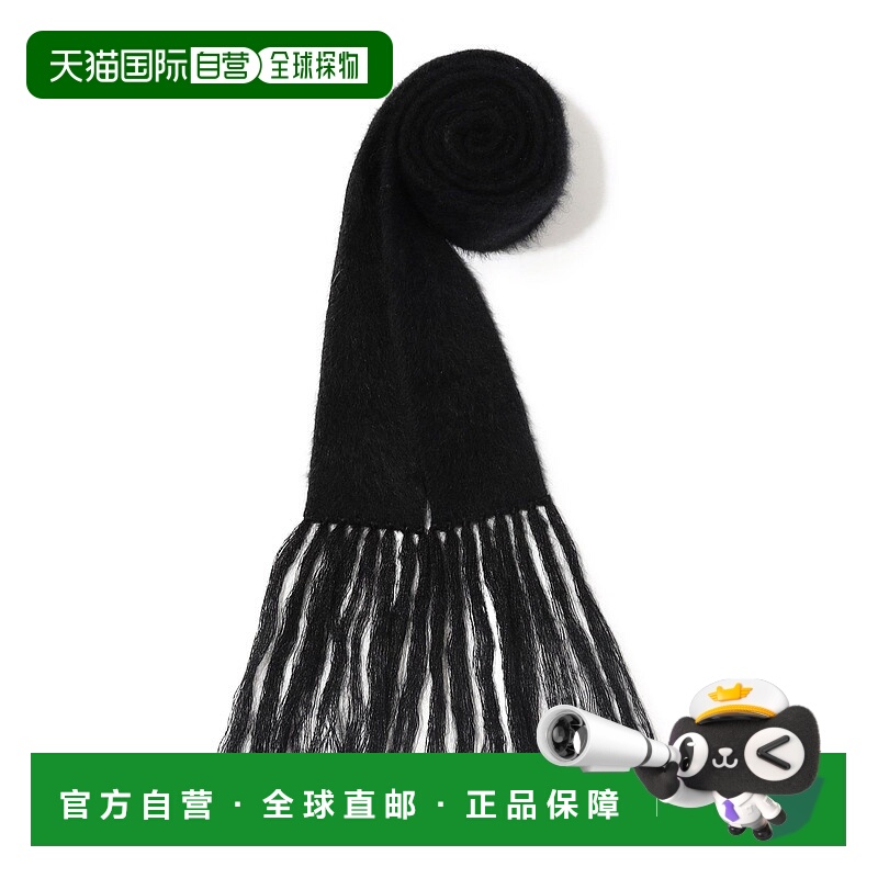 1h可退 日本直邮DES PRES 女装 羊绒混纺 菲狐毛感流苏披肩 22095