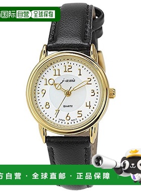 【日本直邮】J Axis精工 手表 女款指针式防水 黑色 AL1280-BK