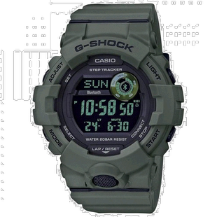 【日本直邮】Casio卡西欧日韩腕表G-休克GBD-800UC-3男士手表防水