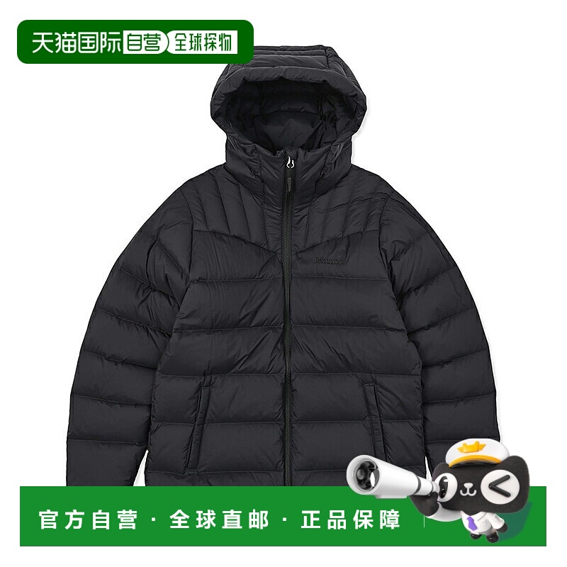 日本直邮Marmot W's Lance 羽绒连帽衫 M 黑色 MTFW25WDW010