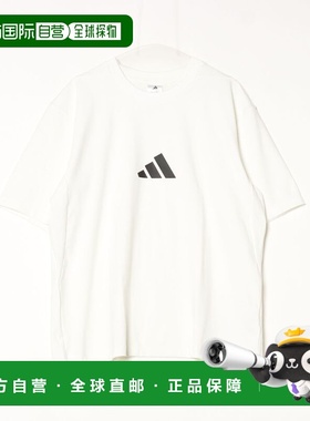 日本直邮adidas 男士宽松版型半袖T恤 胸前三条纹设计 AD KSG67 Z