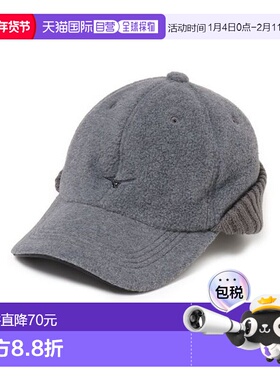 日本直邮MIZUNO-Breath Thermo 耳罩 Tsuki 羊毛帽 帽子鸭舌帽