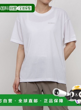 日本直邮New Balance 女款短袖功能性T恤AWT55136（白色）半袖