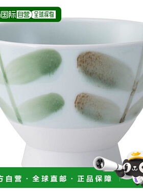 【日本直邮】Hasami ware 碗盘 容量约 300ml 底座绿色 25394
