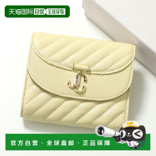 日本直邮Jimmy Choo AVN CURVE MARINDA HBU 女士迷你双折钱包 绗