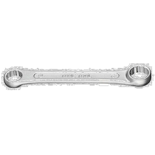 【日本直邮】TONE梅花双头扳手短直线HPM03-1214双面宽度12x4mm