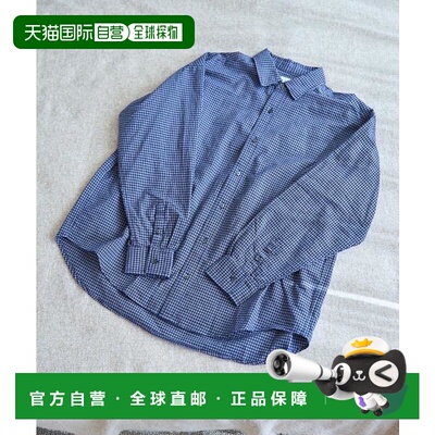 1h可退 日本直邮coen 棉质细格子牛津衬衫