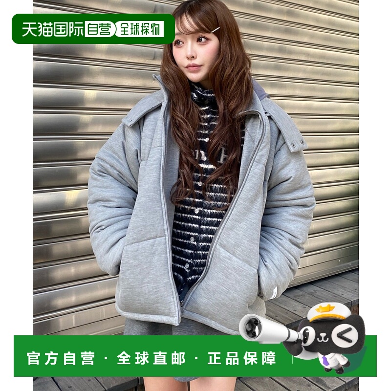 1h可退 日本直邮Ray Cassin 女装 宽松外套 半拉链可拆卸连帽 RCN