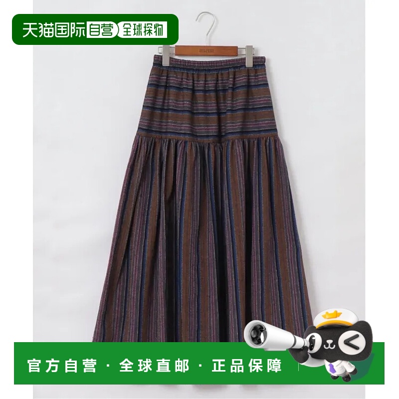 1h可退 日本直邮DOUBLE NAME 女士多元切换褶皱半身裙 春夏轻盈飘