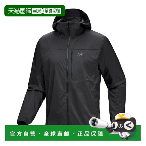 日本直邮Arc'teryx 始祖鸟 Squamish Hoody 男士连帽衫 黑色 X000
