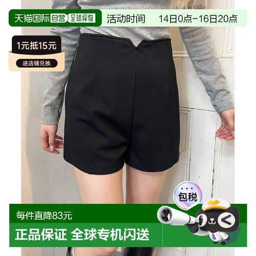 1h可退 日本直邮PHILLY 女装 褶裥设计短裤 PL26SP02L0012