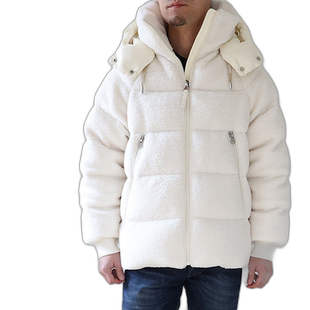 日本直邮MACKAGE 羽绒服 羽绒夹克 羽绒外蟒蛇帽可拆卸男士 EDANA