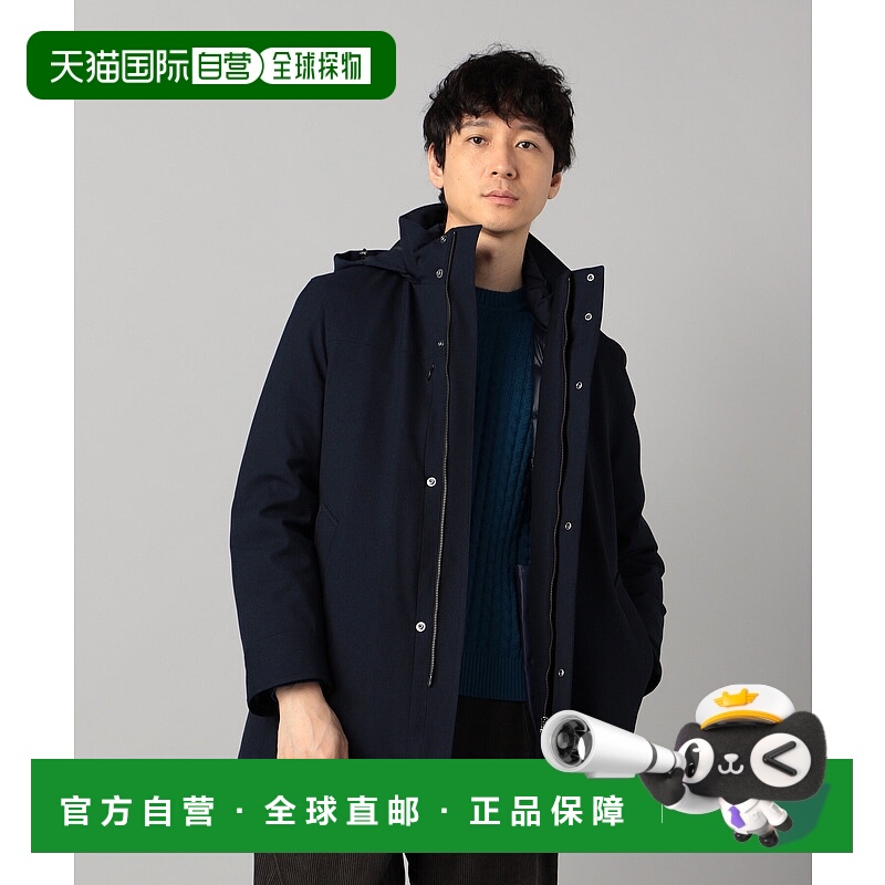 1h可退 日本直邮COMME ÇA MEN男装3WAY拉链拆卸羽绒内胆外套防风