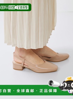 日本直邮Menue 3cm跟后带高跟鞋 ME8623BW02364 黑色凉鞋