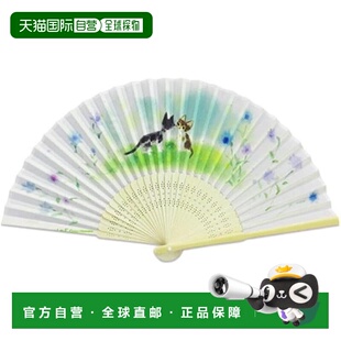 【日本直邮】内藤设计研究所 猫咪扇子 海款