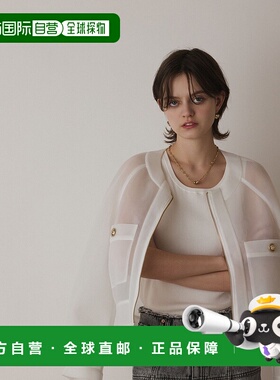 1h可退 日本直邮Diagram 女士春夏款透视感短款外套 0325101331