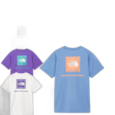 日本直邮THE NORTH FACE 短袖 T恤 女款春夏 S/S BANDANA SQUARE
