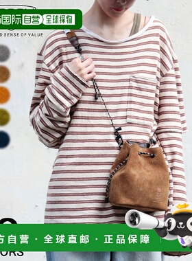 日本直邮AS2OV 防水麂皮迷你抽绳肩带 防水麂皮迷你抽绳肩带 0917