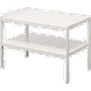 【日本直邮】Yamazaki 山崎实业 伸缩 水槽下架 2 层 D30 白色 厨