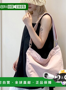 日本直邮florge 可收纳A4尺寸轻便尼龙纯色单肩防水包 FL8218AW01